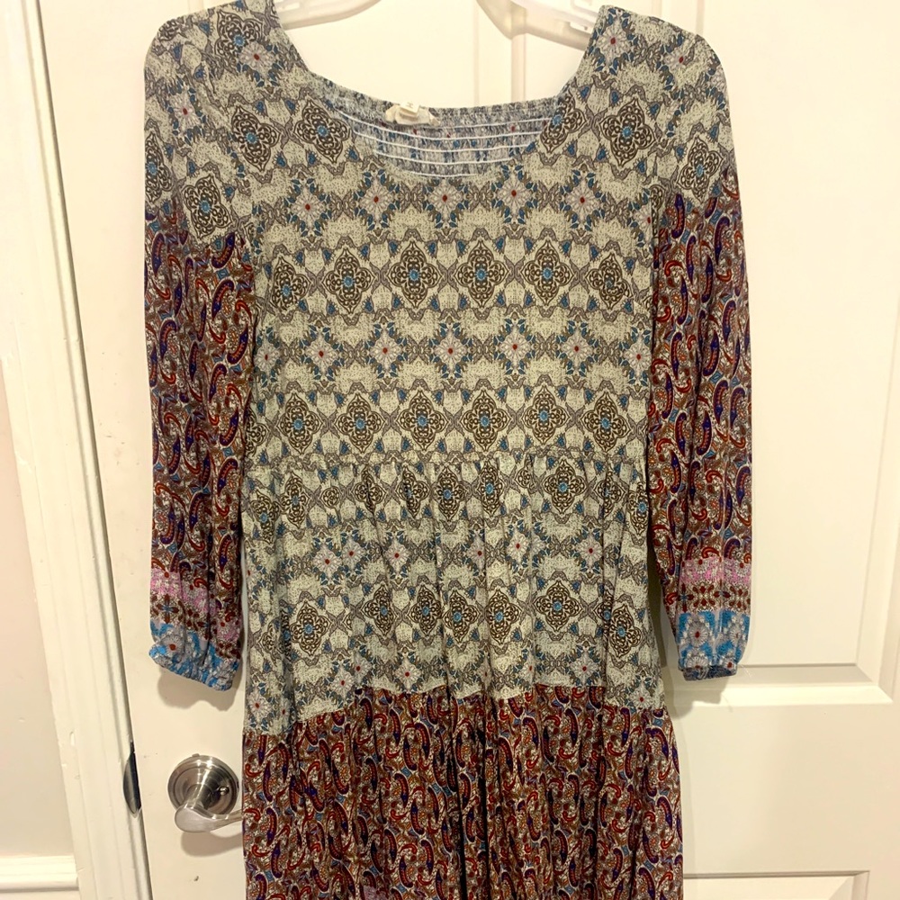 Flowy Patterned Dress
